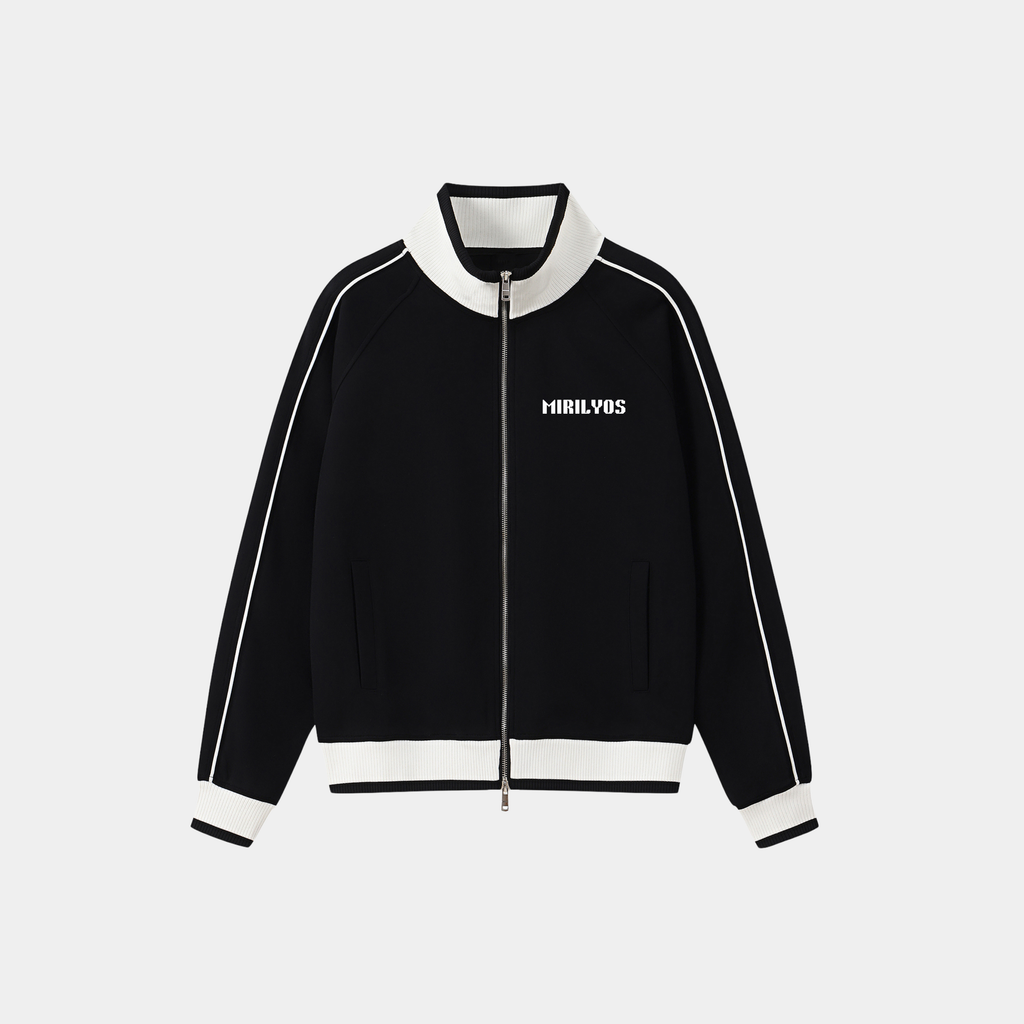 Mirilyos Black Track Jacket