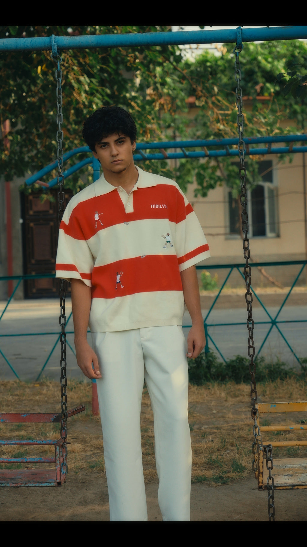Stripes Jacquard Polo