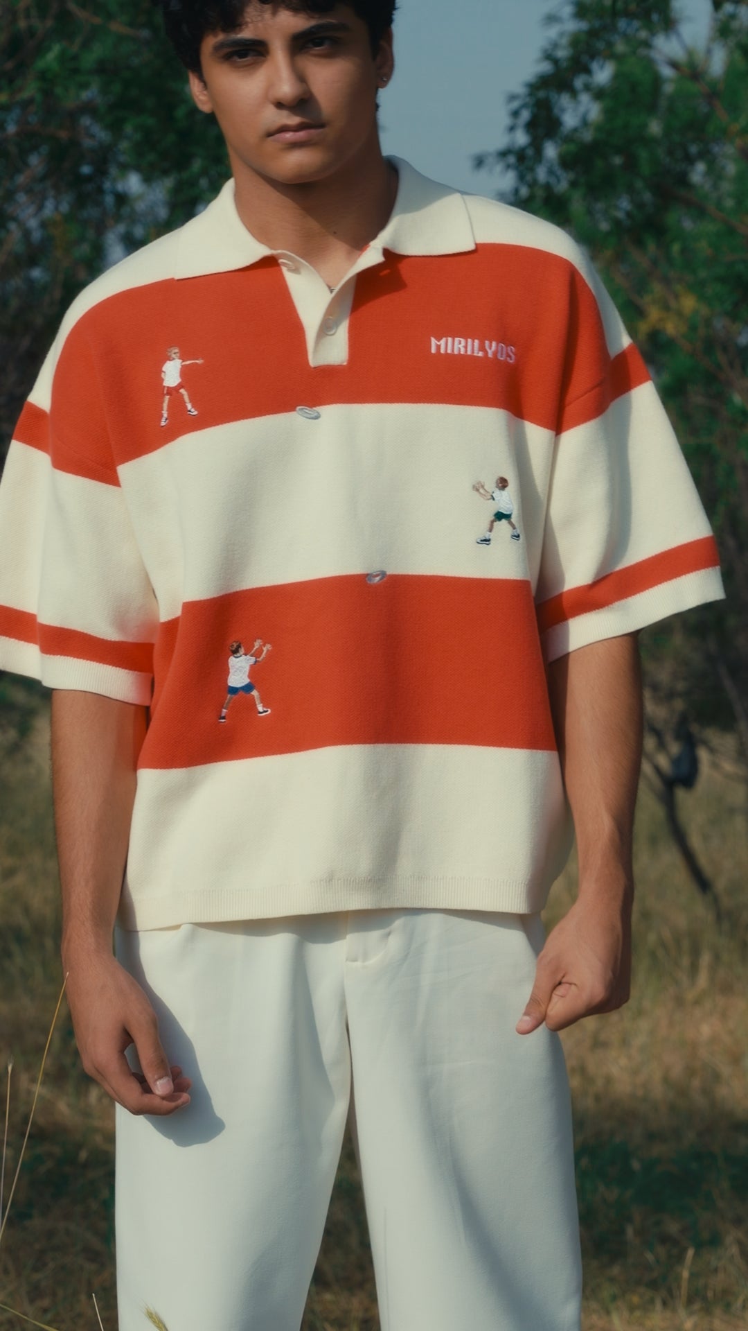 Stripes Jacquard Polo