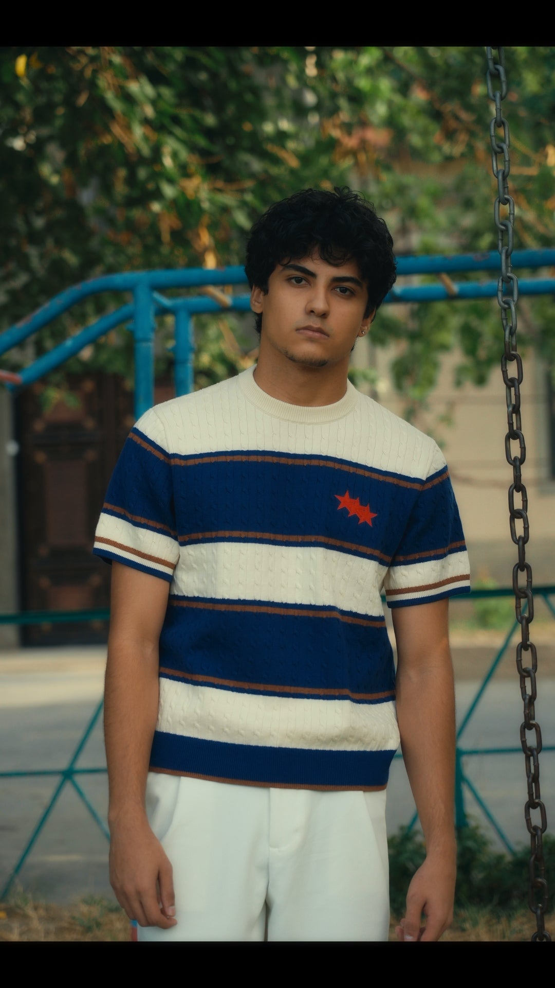 Cable Knit T-Shirt