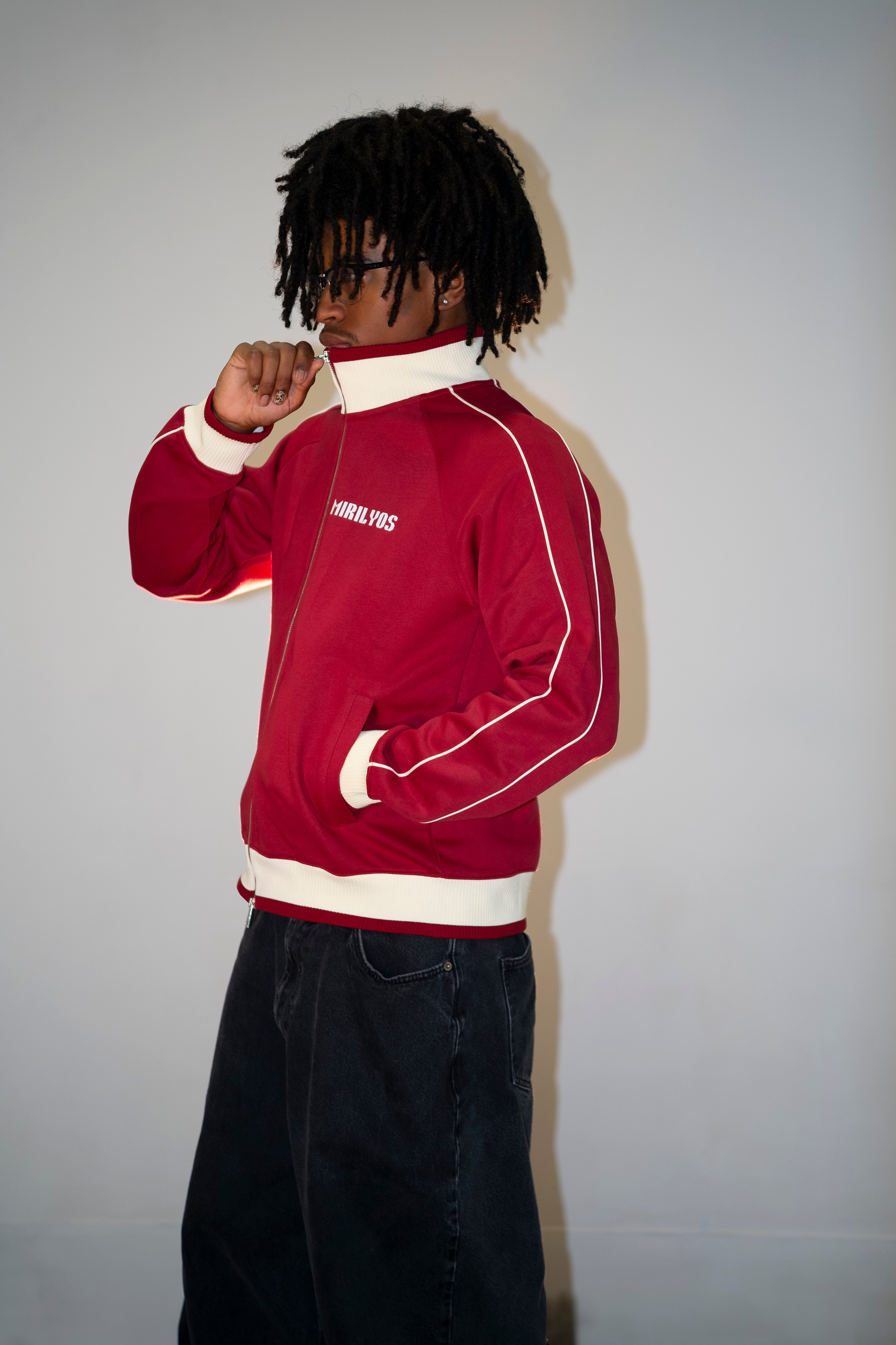 Mirilyos Red Track Jacket